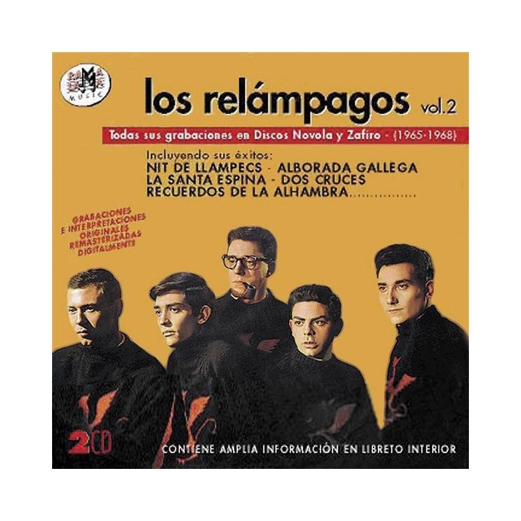 LOS RELAMPAGOS VOL.2 - TODAS SUS GRABACIONES EN ZAFIRO (1966-1968)