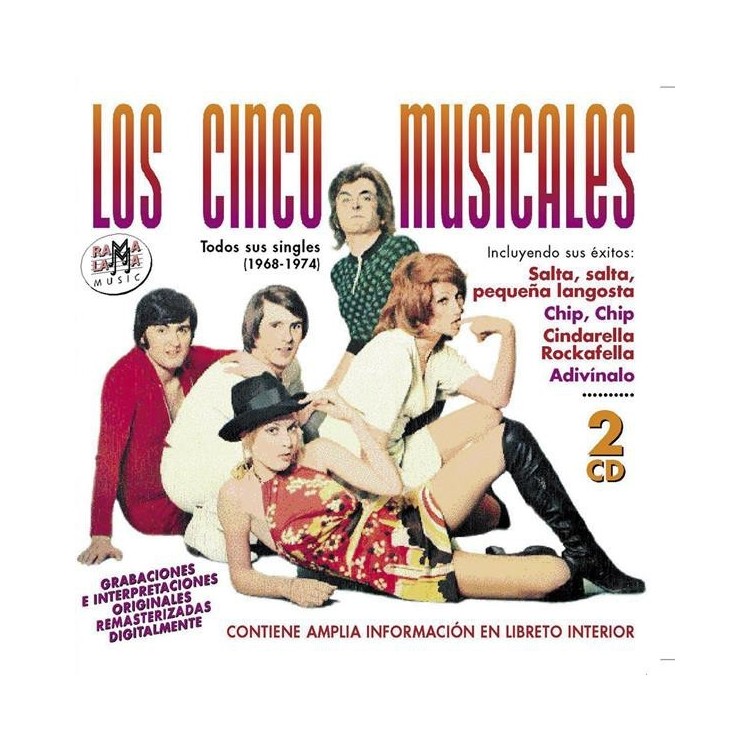 LOS CINCO MUSICALES - TODAS SUS GRABACIONES EN CBS Y SUS MEJORES EN PALOBAL (1968-1974)