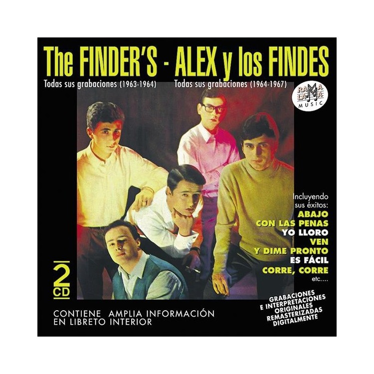 THE FINDER'S - ALEX Y LOS FINDES - TODAS SUS GRABACIONES