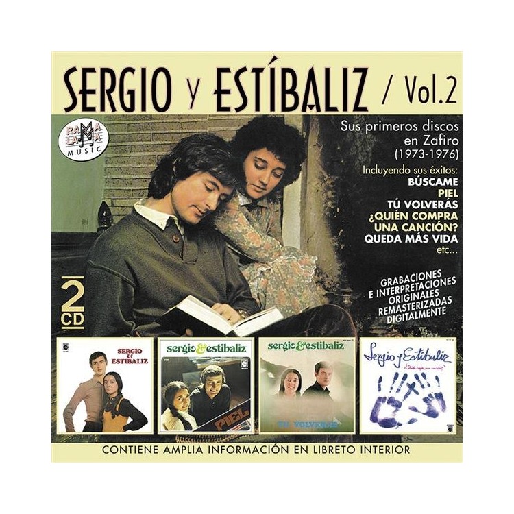 SERGIO Y ESTIBALIZ VOL.2 - SUS PRIMEROS DISCOS EN ZAFIRO (1973-1976)