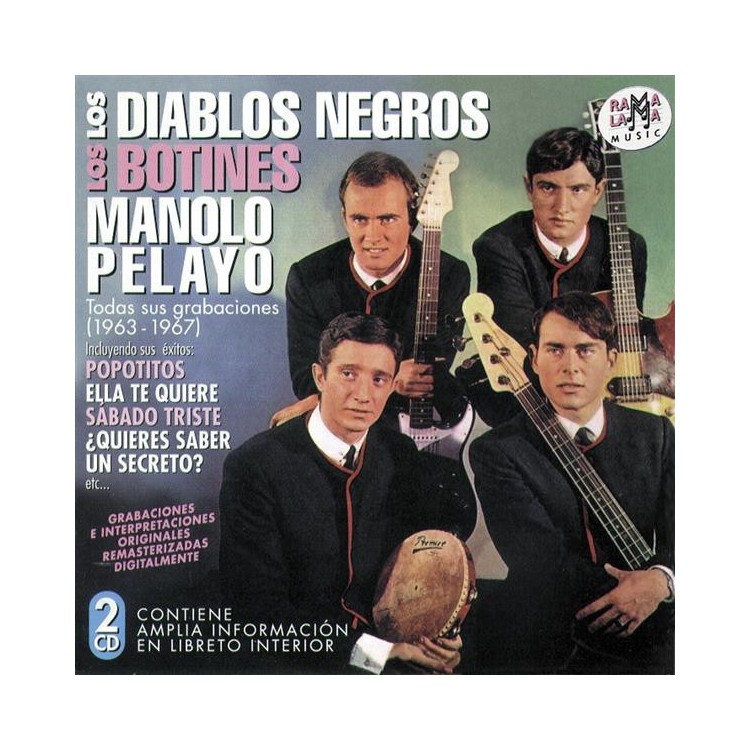 LOS DIABLOS NEGROS-LOS BOTINES M.PELAYO - Todas Sus Grabaciones (1963-1964)