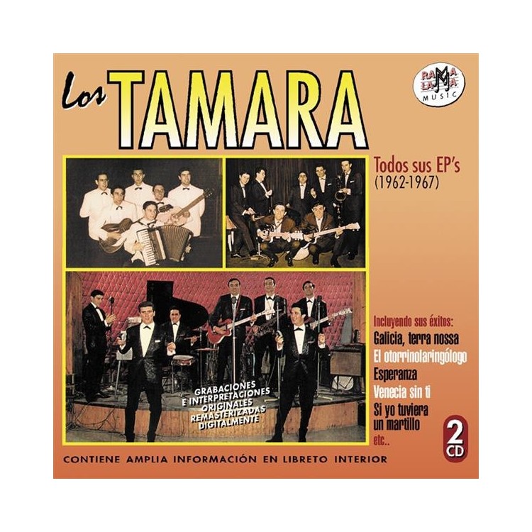 LOS TAMARA - Todos Sus EP's (1962-1967)