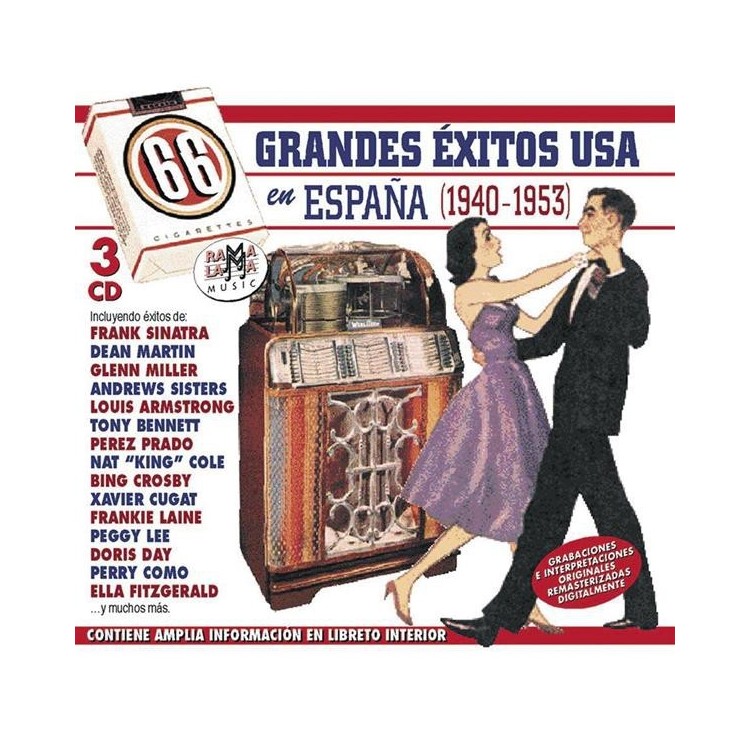 66 GRANDES EXITOS USA EN ESPAÑA - (1940 - 1953)