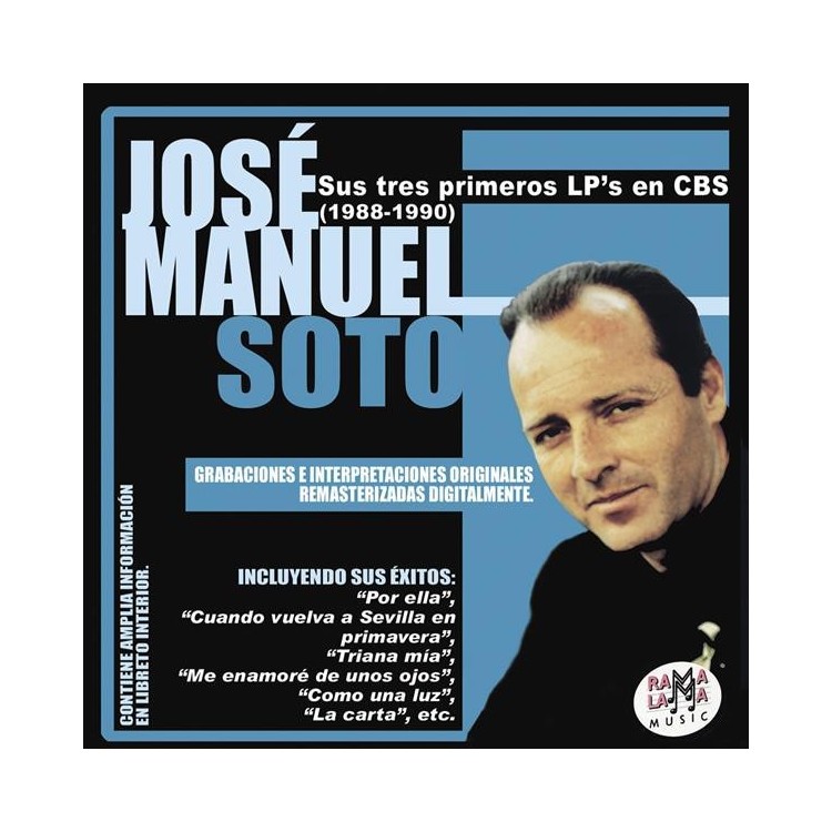 JOSE MANUEL SOTO - Sus Tres Primeros LP's en CBS (1988-1990)