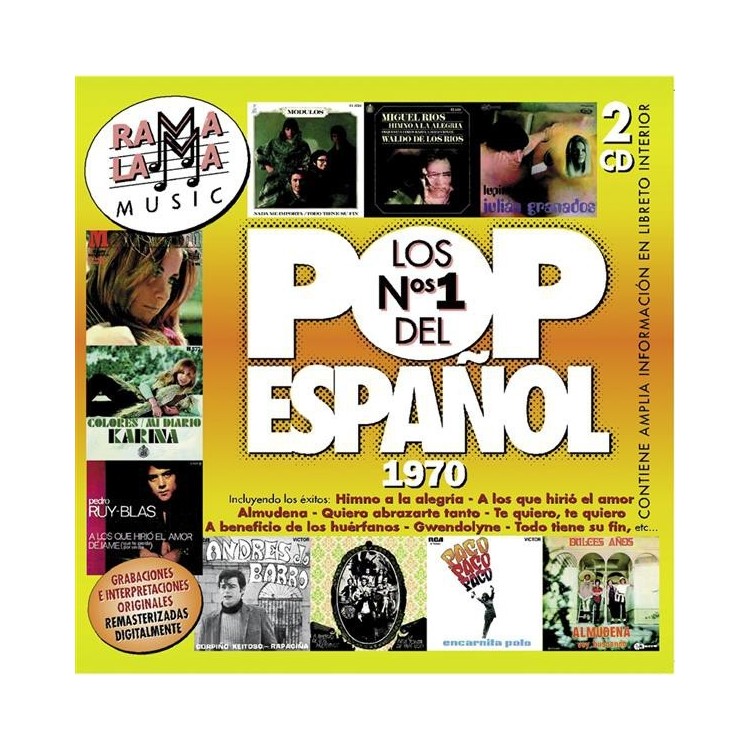 LOS NºS 1 DEL POP ESPAÑOL - 1970