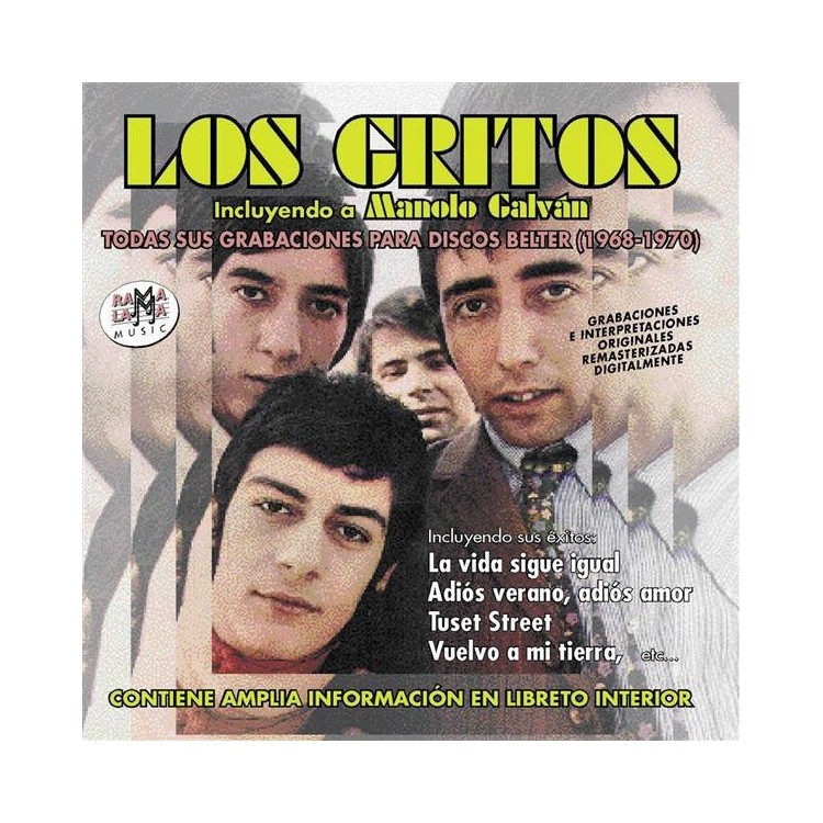 LOS GRITOS - SUS GRABACIONES PARA BELTER