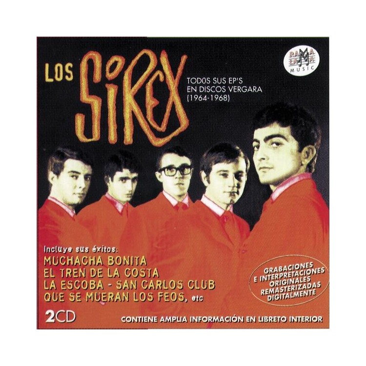 LOS SIREX - TODOS SUS EP'S EN DISCOS VERGARA