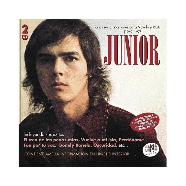 JUNIOR - TODAS SUS GRABACIONES PARA NOVOLA Y RCA (1969-1975)