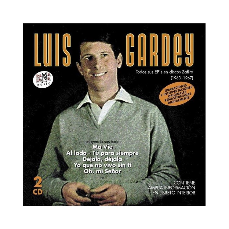 LUIS GARDEY - TODOS SUS EP'S EN DISCOS ZAFIRO (1963-1967)