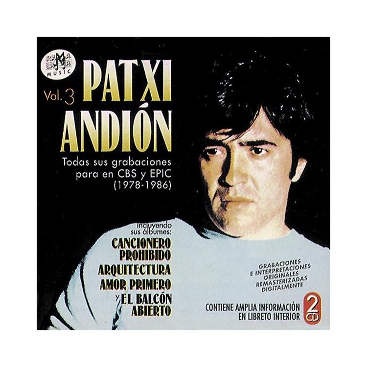 PATXI ANDION - TODAS SUS GRABACIONES PARA CBS Y EPIC (1978-1986)