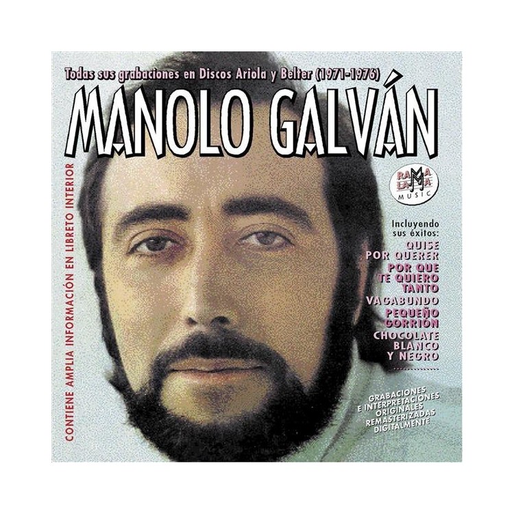 MANOLO GALVAN - TODAS SUS GRABACIONES (1971-1976)