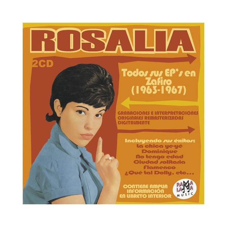 ROSALIA - Todos Sus EP'S en Zafiro (1963-1967)