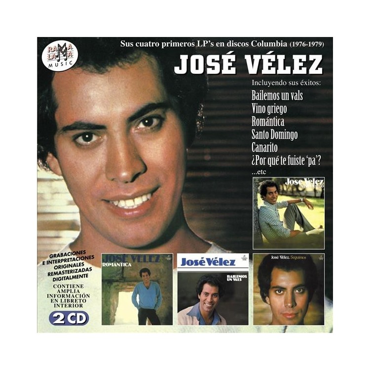 JOSE VELEZ - Sus Cuatro Primeros LP's En D.Columbia (1976-1979)