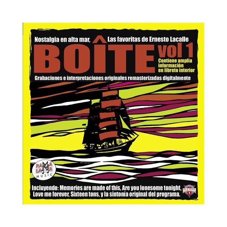 BOITE VOL. 1 - Nostalgia en alta mar. Las favoritas de Ernesto Lacalle