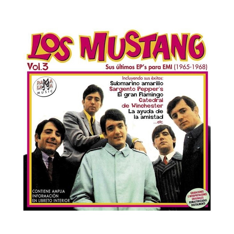 LOS MUSTANG - Sus ultimos EP'S para EMI (1965-1968)