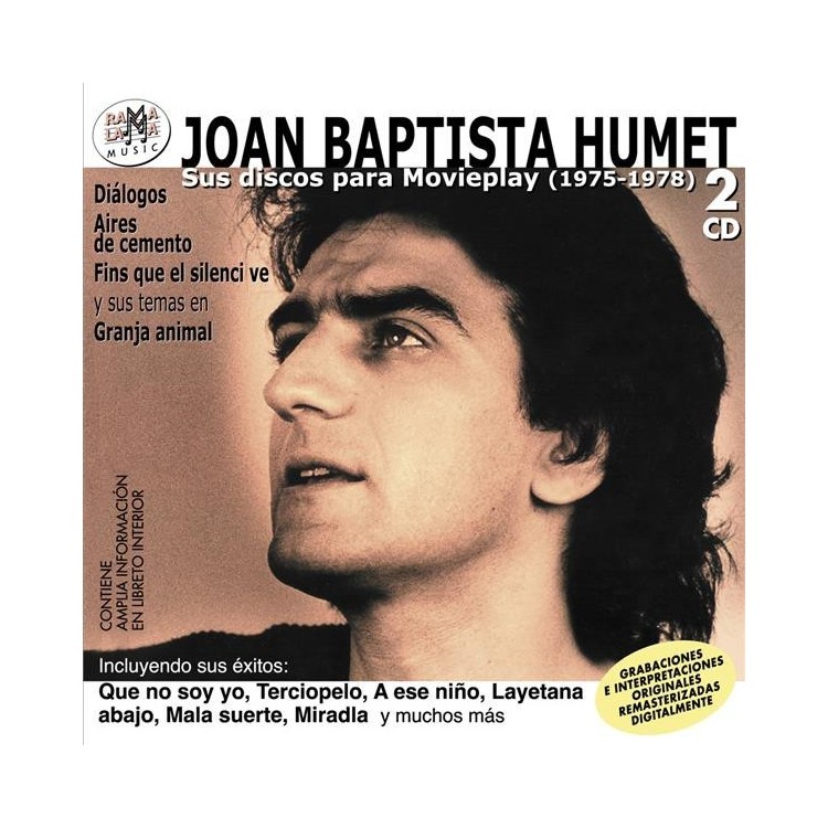 JOAN BAPTISTA HUMET - Sus discos para Movieplay 1975-1978