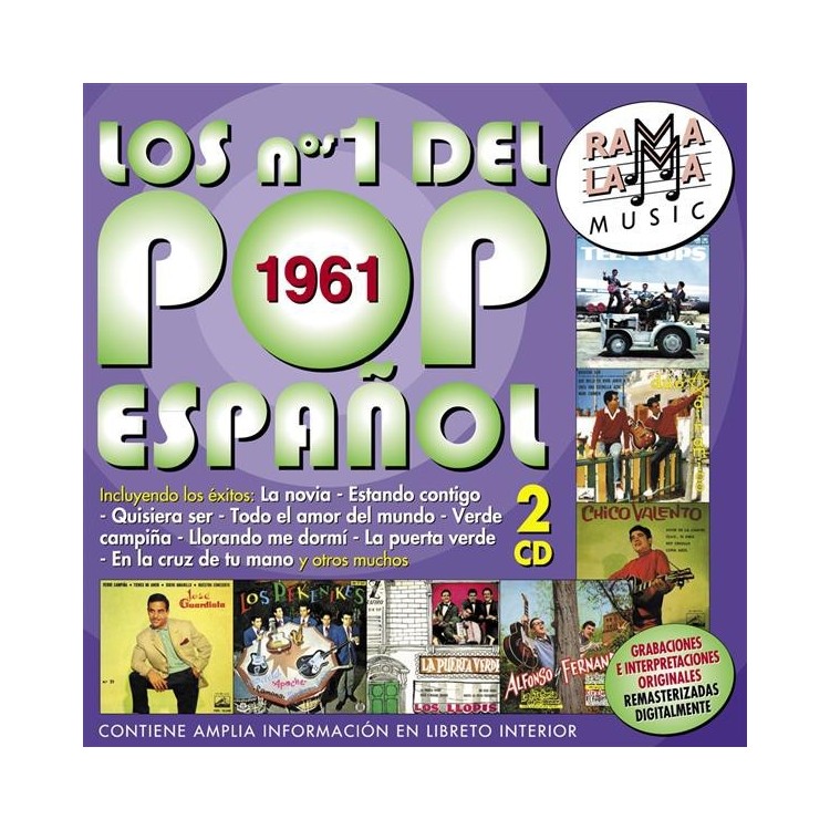 LO MEJOR DEL POP ESPAÑOL 1961 - Colección “los números uno del pop español”