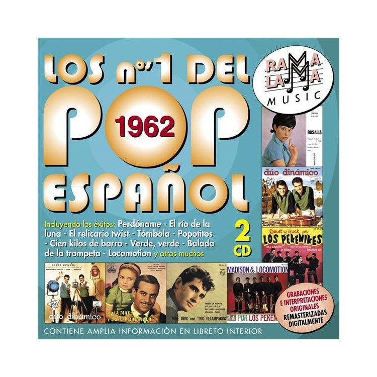 LO MEJOR DEL POP ESPAÑOL 1962 - Colección “los números uno del pop español”