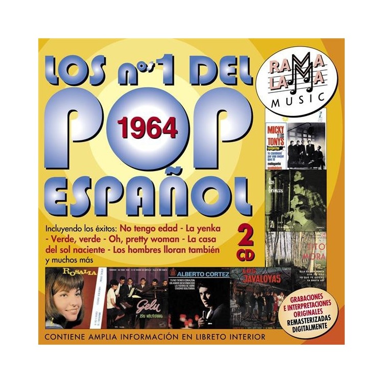 LO MEJOR DEL POP ESPAÑOL 1964 - Colección “los números uno del pop español”