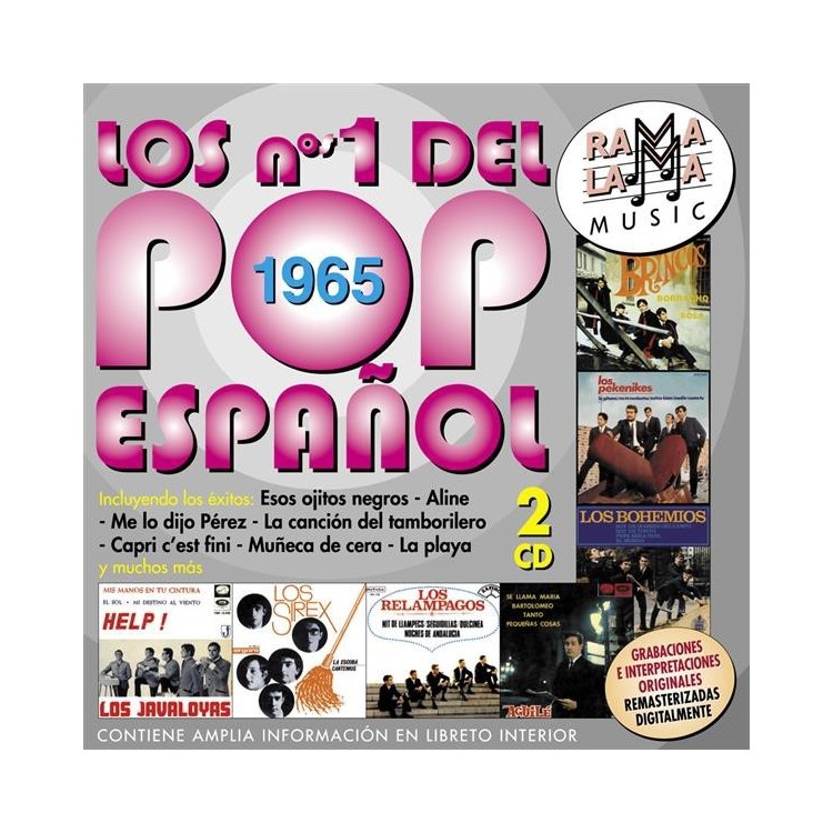 LO MEJOR DEL POP ESPAÑOL 1965 - Colección “los números uno del pop español”