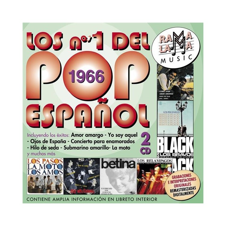 LO MEJOR DEL POP ESPAÑOL 1966 - Colección “los números uno del pop español”