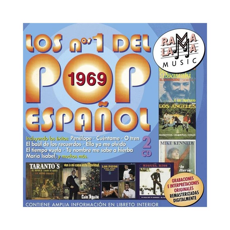 LO MEJOR DEL POP ESPAÑOL 1969 - Colección “los números uno del pop español”