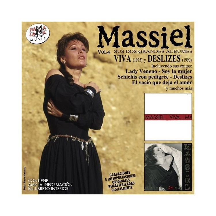 MASSIEL - sus dos grandes albunes "viva"(1975) y "deslizes"(1990)