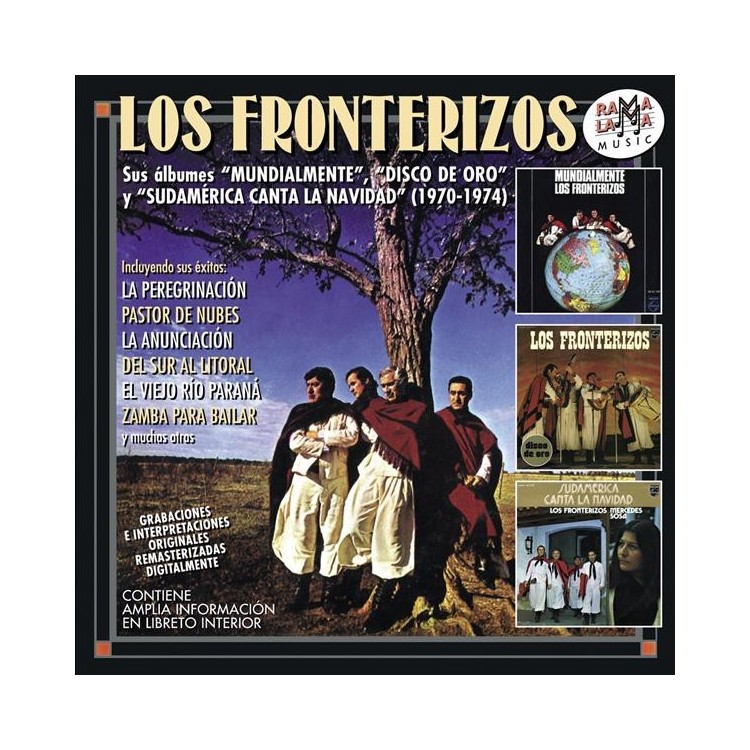 LOS FRONTERIZOS - Sus álbumes "Mundialmente","Disco de Oro" 1970-1974