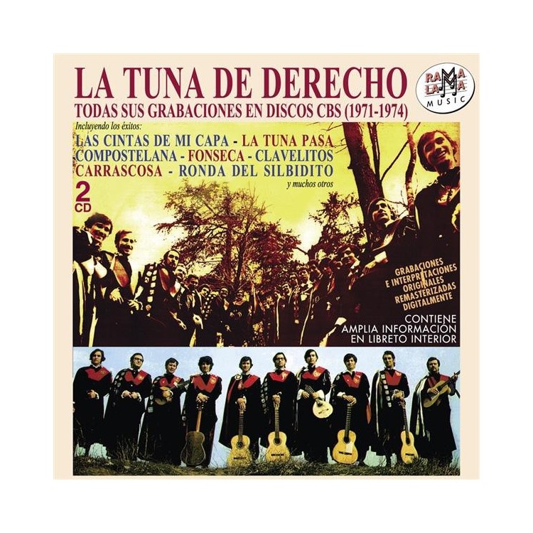 LA TUNA DE DERECHO - todas sus grabaciones en cbs 1971-1974