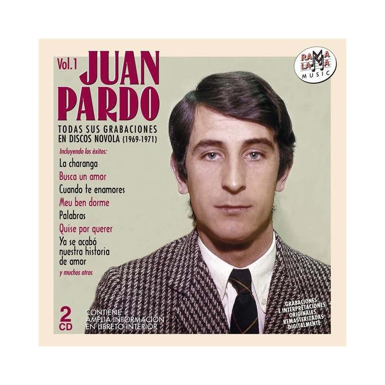 JUAN PARDO - todas sus grabaciones en discos novola 1969-1971