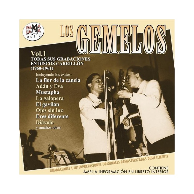 LOS GEMELOS - todas sus grabaciones en discos carrillon 1960-1961