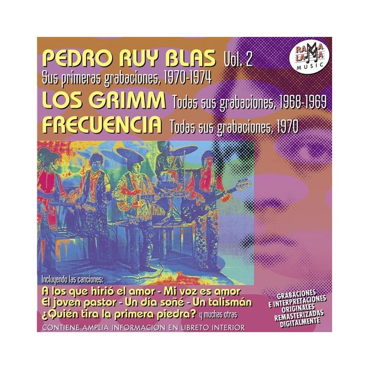 PEDRO RUY BLAS-GRIMM-FRECUENCIA - sus primeras grabaciones 1970-1974 vol.2-- todas sus grabaciones 1968-1969