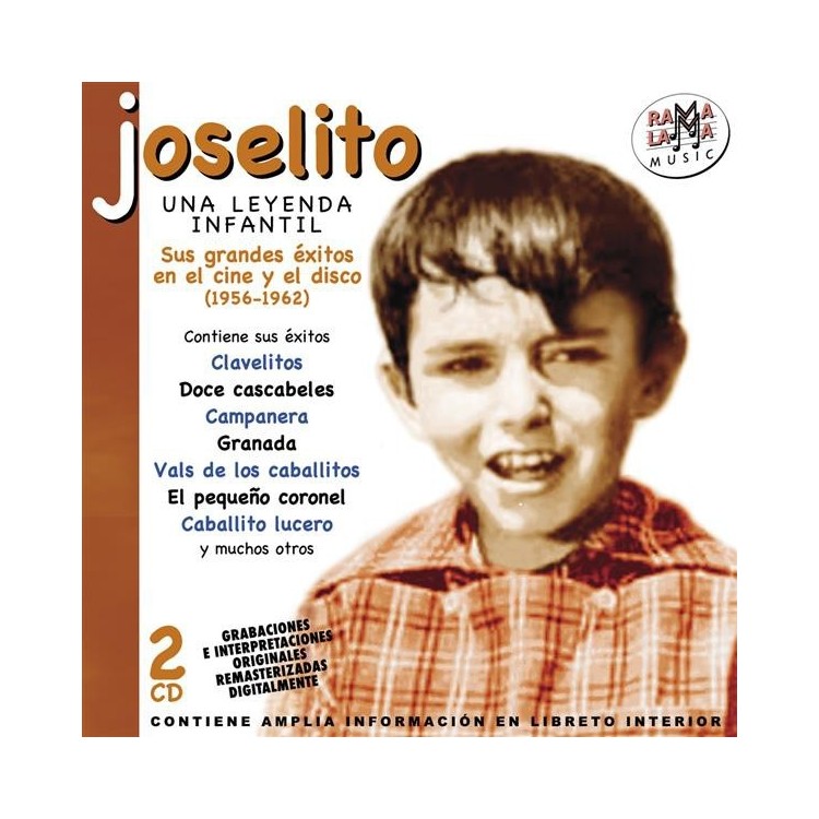 JOSELITO UNA LEYENDA INFANTIL - TODAS SUS GRABACIONES 1956-1962