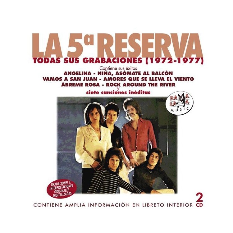 LA5ª RESERVA - TODAS SUS GRABACIONES 1972-1977