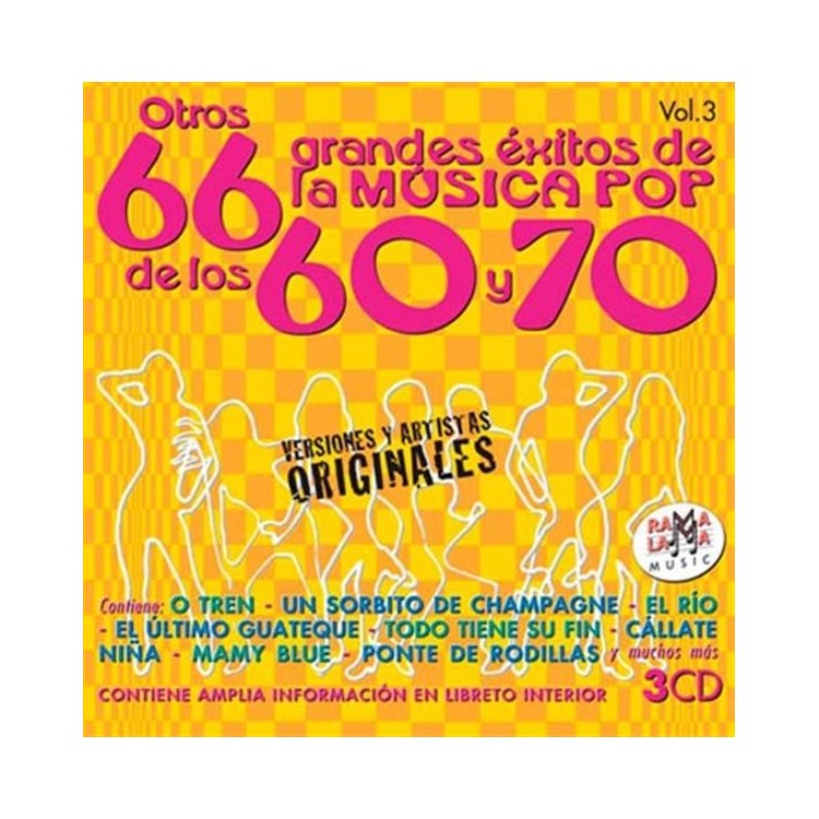 VARIOS - OTROS 66 GRANDES EXITOS DE LA MÚSICA POP DE LOS 60-70 VOL.3