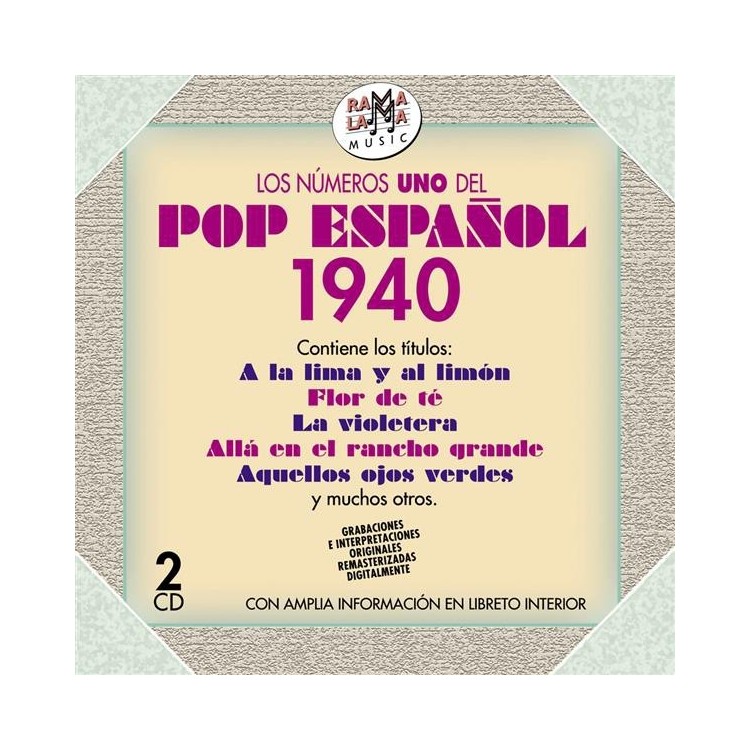 LO MEJOR DEL POP ESPAÑOL 1940 - Colección “los números uno del pop español”