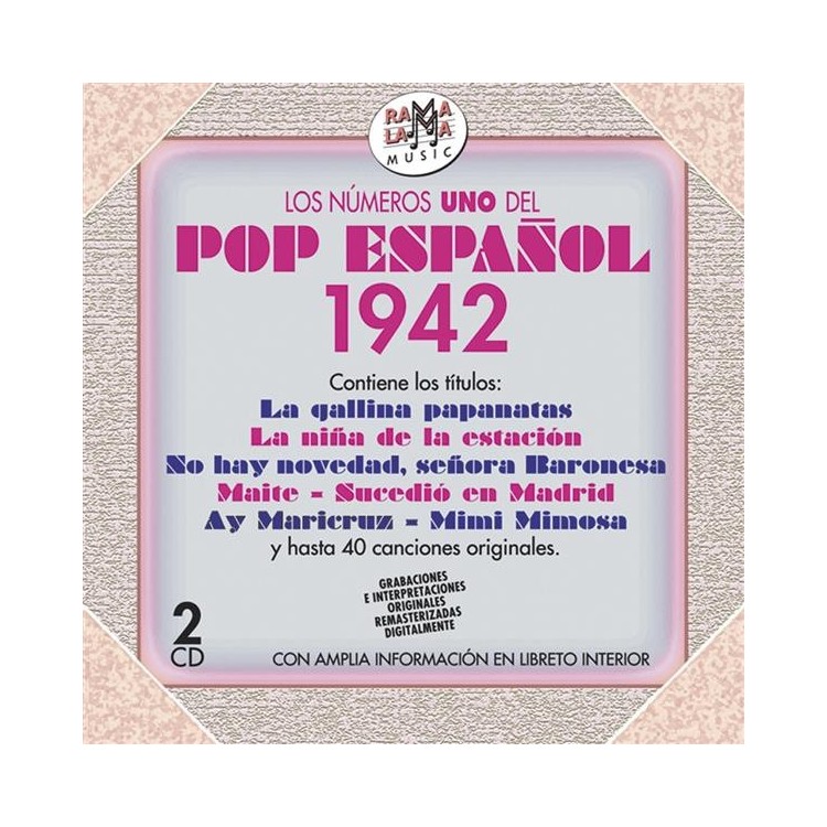 VARIOS - LOS NUMEROS UNO DEL POP ESPAÑOL 1942