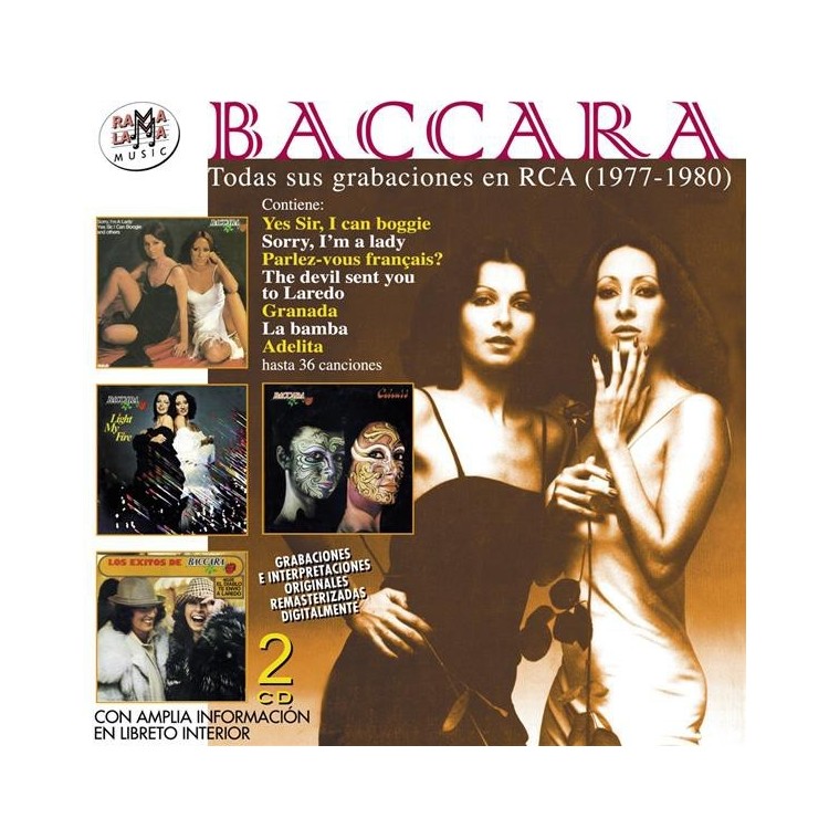 BACCARA - TODAS SUS GRABACIONES EN RCA 1977-1980