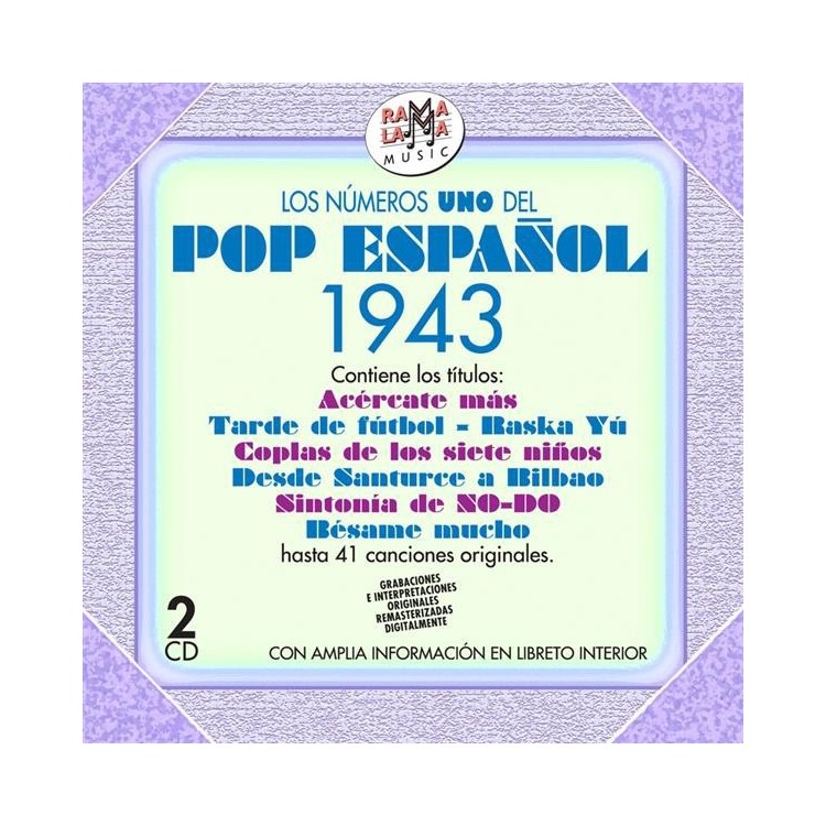 VARIOS - LOS Nº1 DEL POP ESPAÑOL 1943