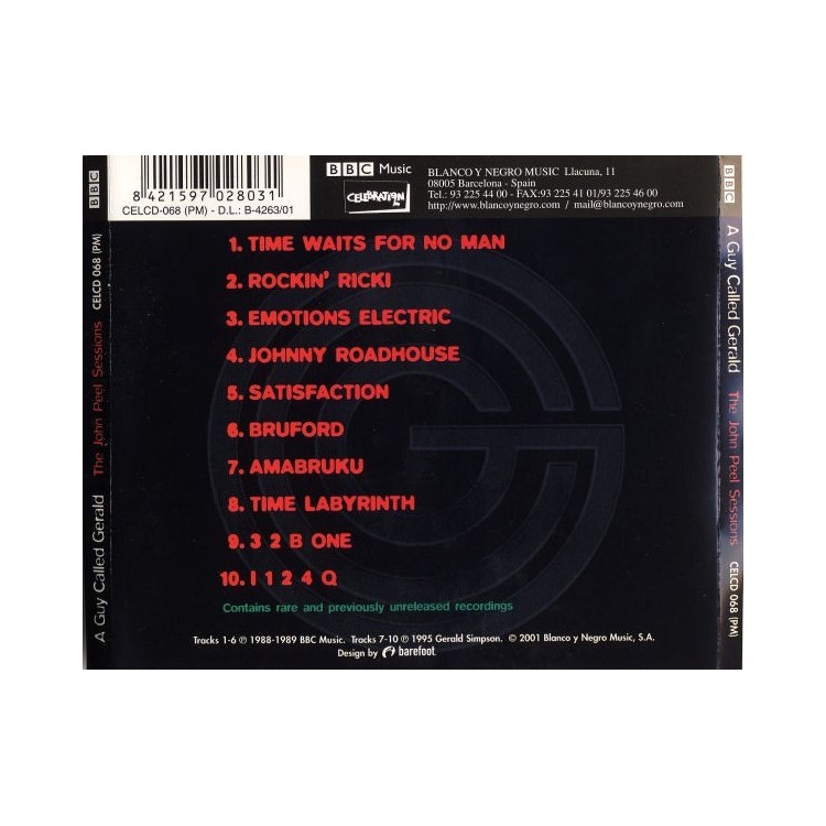 A GUY CALLED GERALD - THE JOHN PEEL SESSIONS