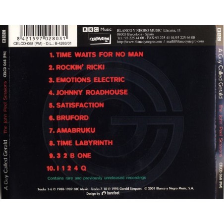 A GUY CALLED GERALD - THE JOHN PEEL SESSIONS