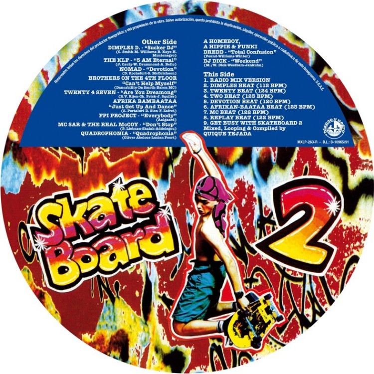 SKATE BOARD 2 (Picture Disc) VINYL