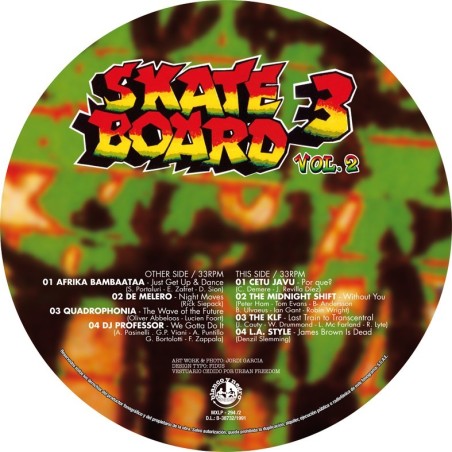 SKATE BOARD 3 Vol.2 (Picture Disc) VINYL SKATE BOARD 3 Vol.2 (Picture Disc) VINYL