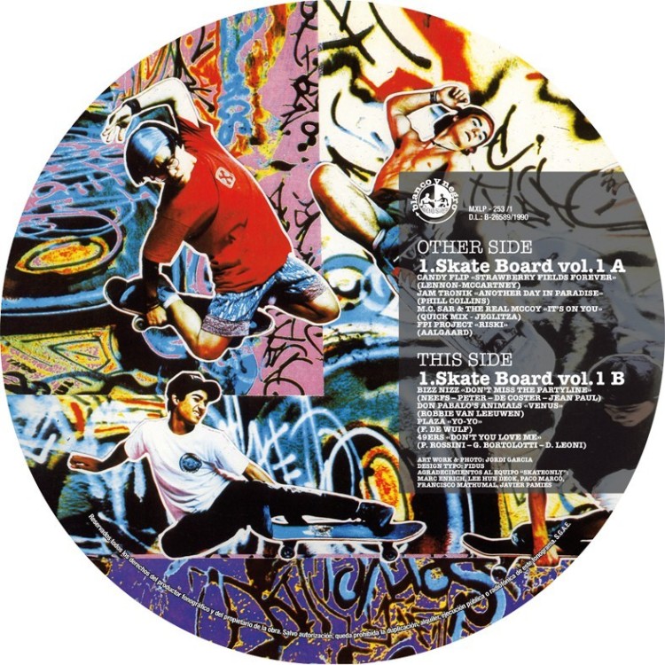 SKATE BOARD 1 Vol.1 (Picture Disc) VINYL