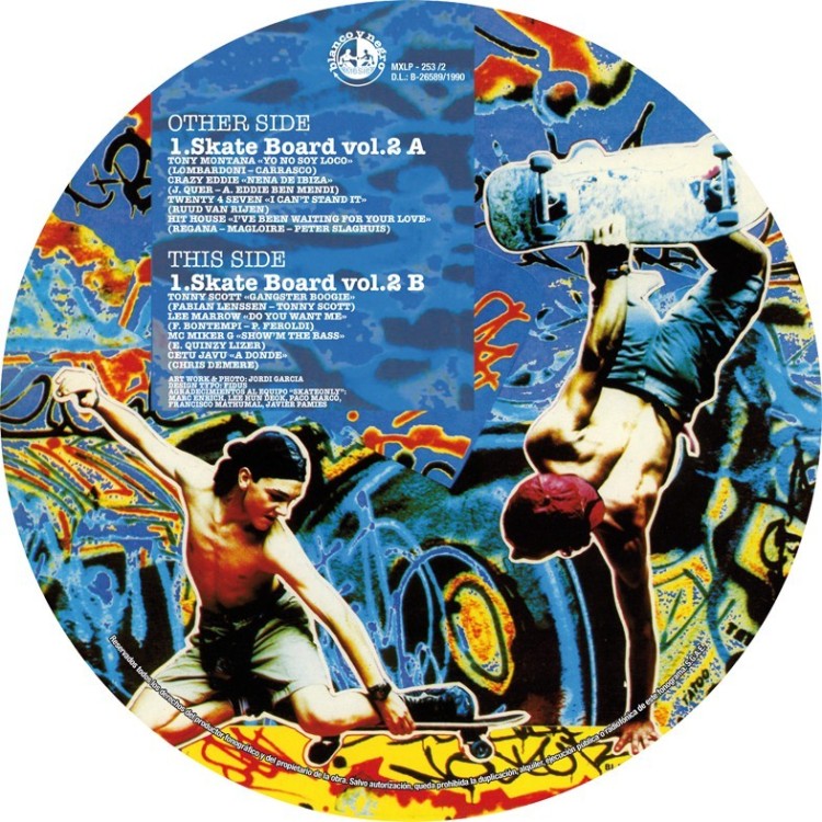 SKATE BOARD 1 Vol.2 (Picture Disc) VINYL