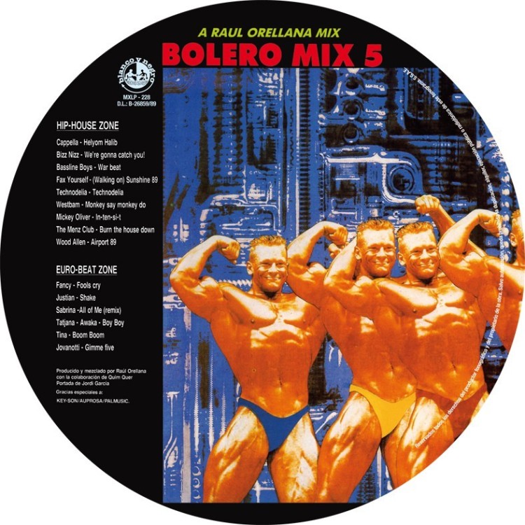 BOLERO MIX 5 (Picture Disc) VINYL