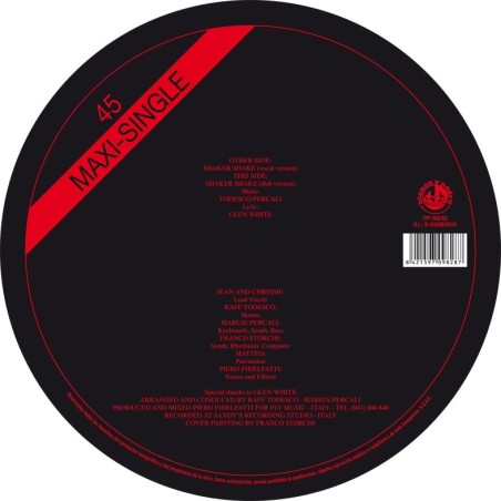 TIME - SHAKER SHAKE (Picture Disc) VINYL TIME - SHAKER SHAKE (Picture Disc) VINYL
