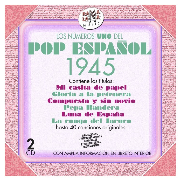 LOS NUMEROS UNO DEL POP ESPAÑOL 1945