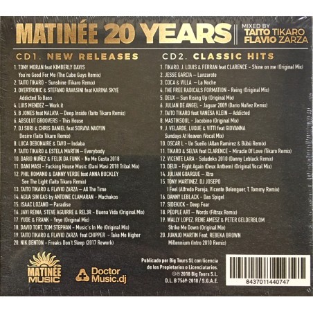 MATINÉE 20 YEARS