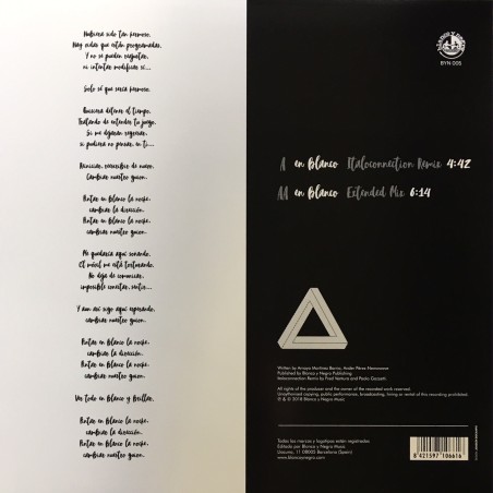 ANDERMAY - EN BLANCO (WHITE VINYL) ANDERMAY - EN BLANCO (WHITE VINYL)